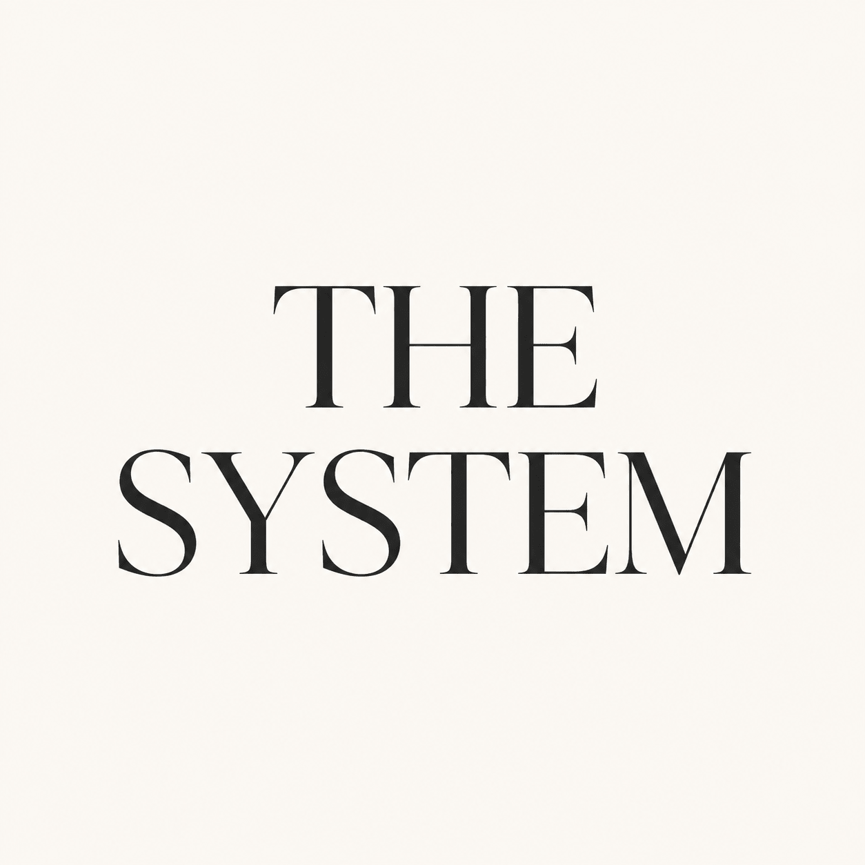 THE SYSTEM: 12 Pieces. One Less Thing to Think About. - THE KNO