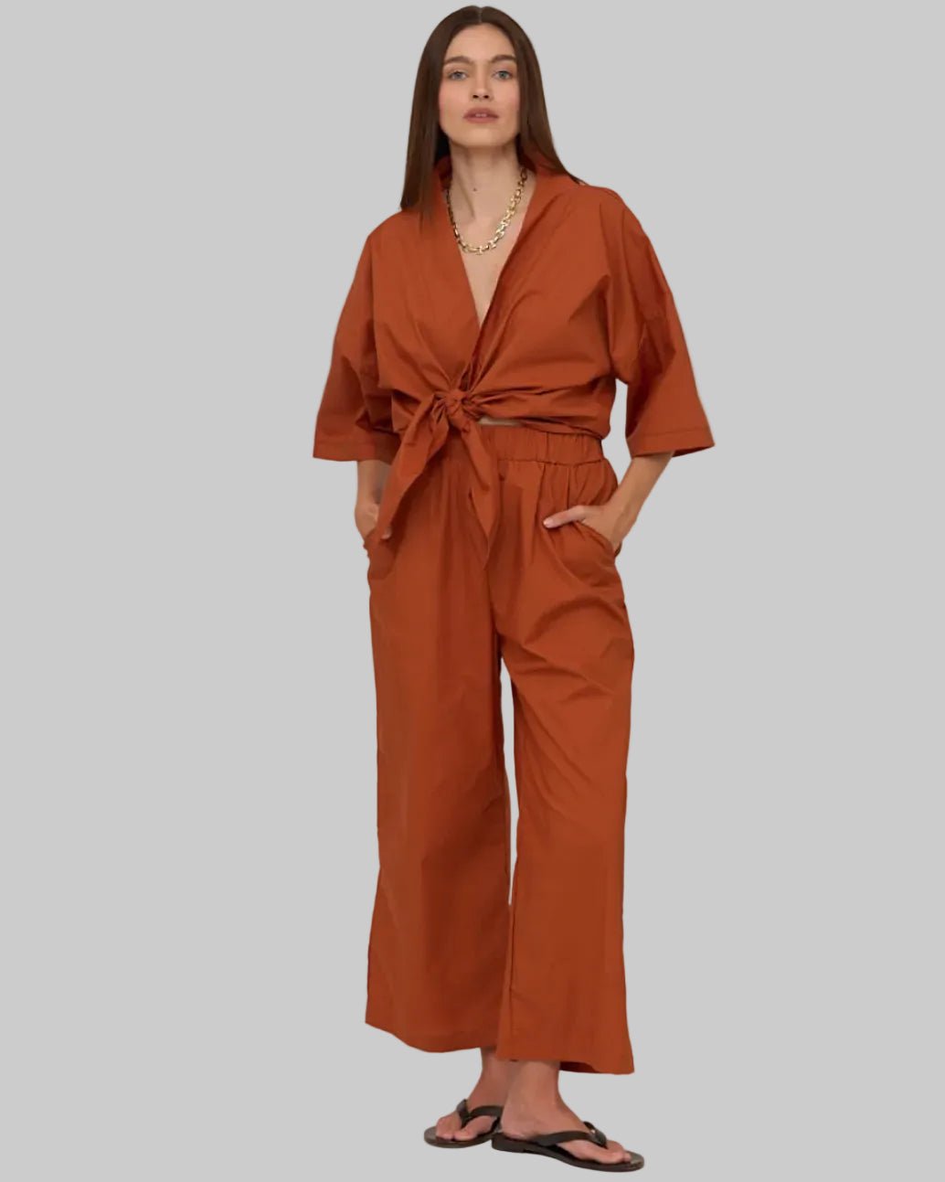 Easy Away Pants Set - THE KNO