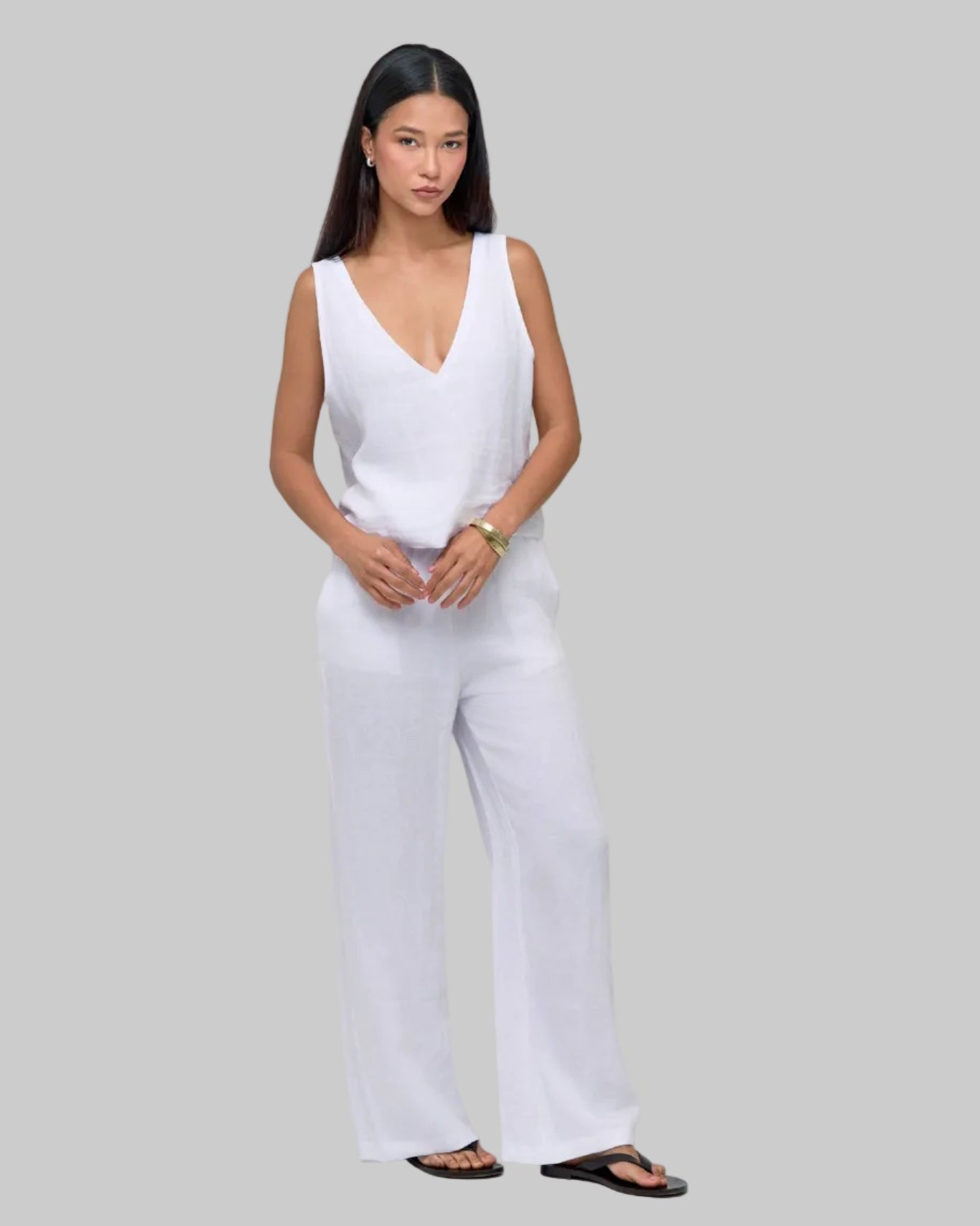 Linen Shift Pant - THE KNO
