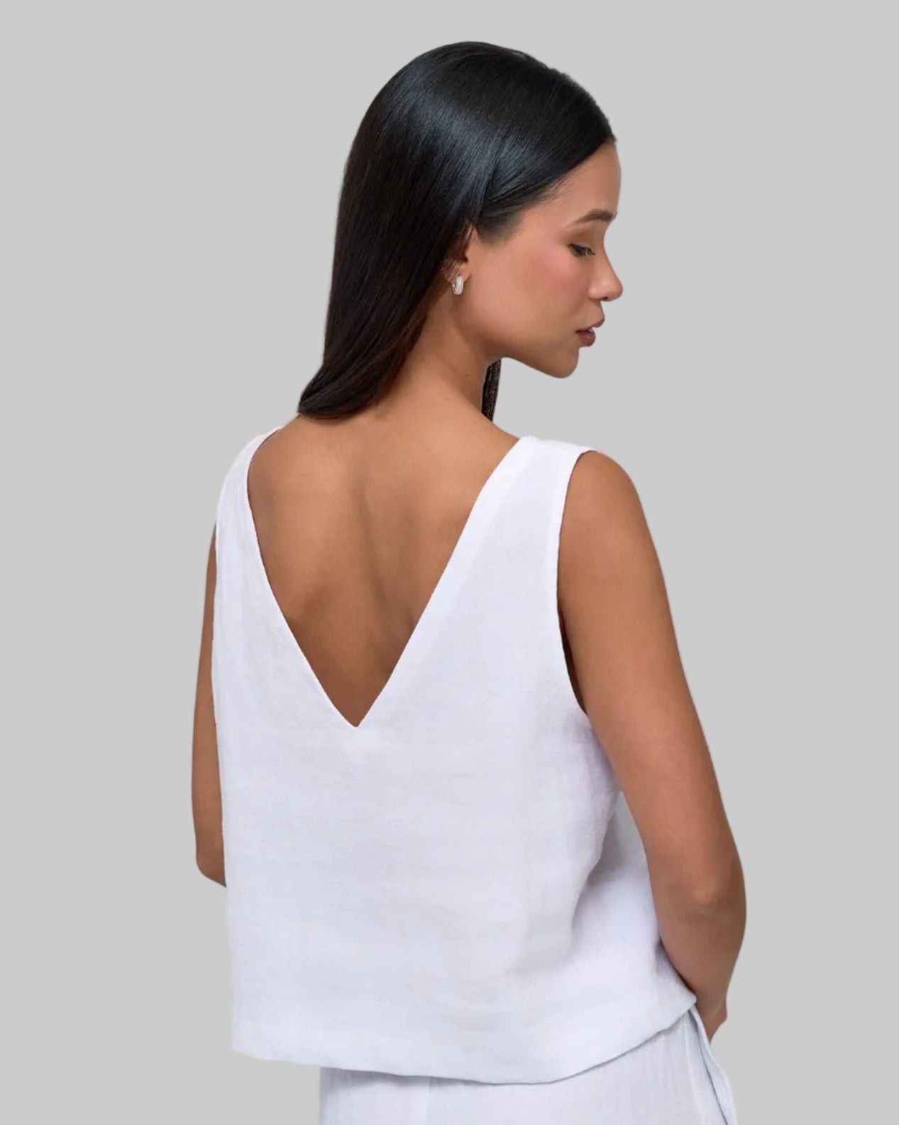 Linen Shift Tank - THE KNO