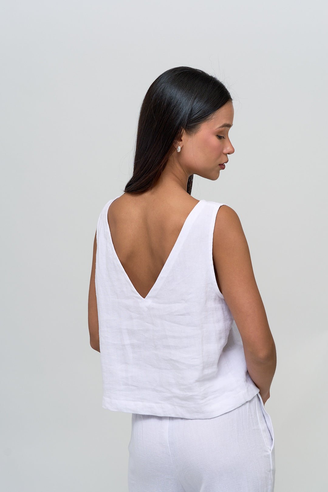 Linen Shift Tank & Shorts Set - THE KNO