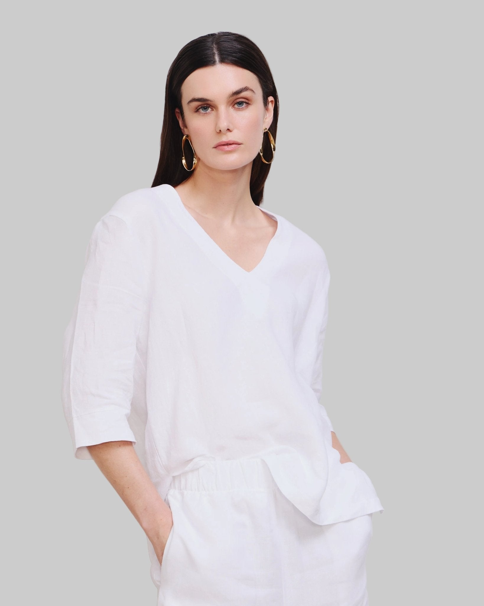 Linen Shift Tunic - THE KNO