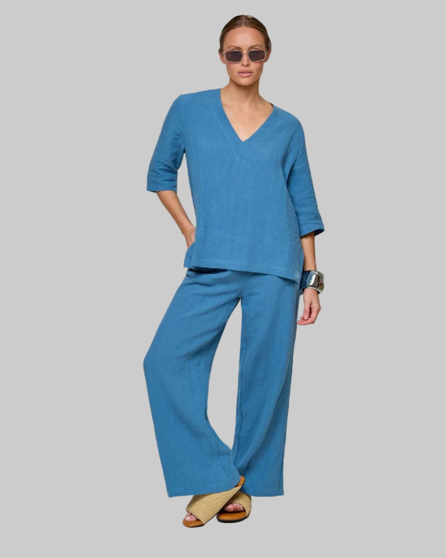 Linen Shift Tunic - THE KNO