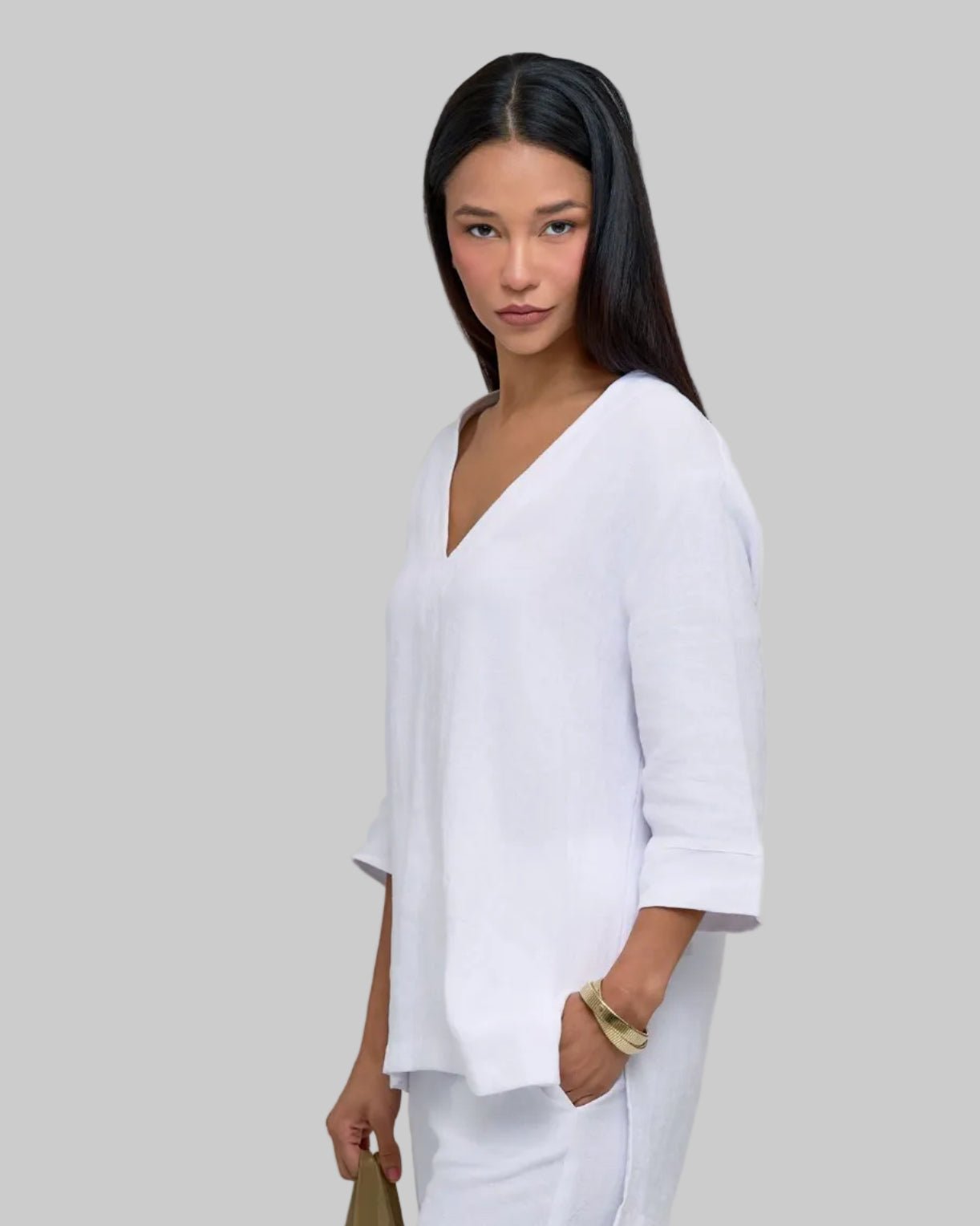 Linen Shift Tunic - THE KNO