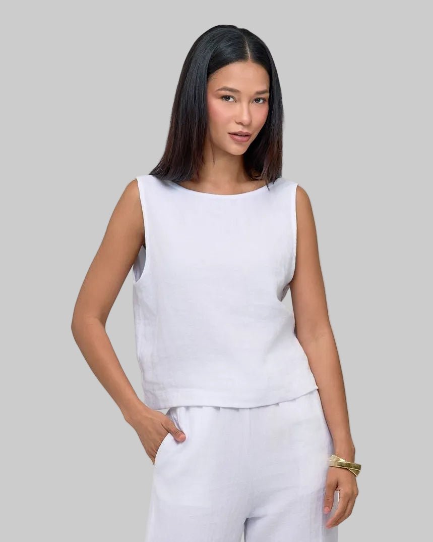 Linen Weekender Short Set - THE KNO
