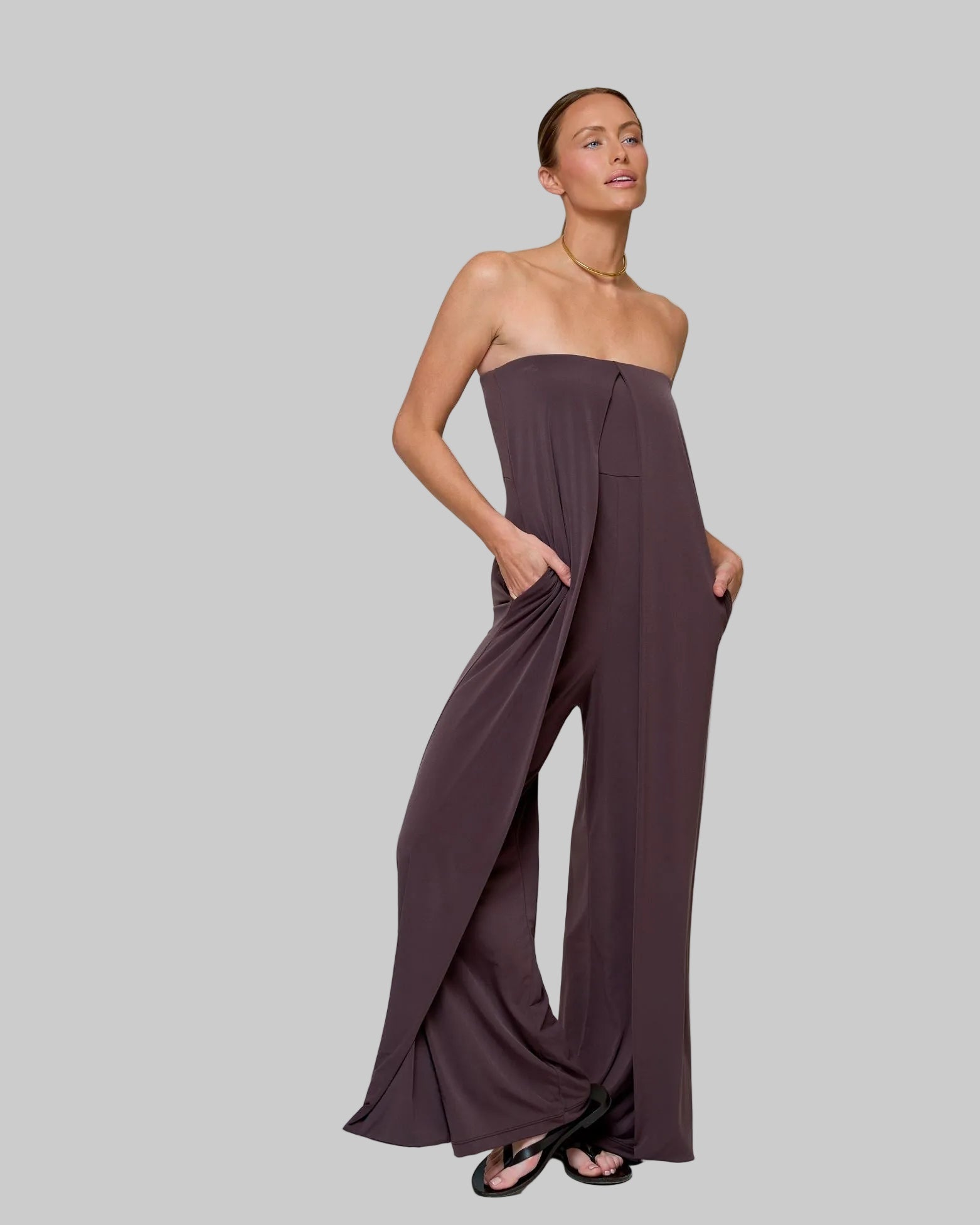 One & Done Strapless Romper - THE KNO