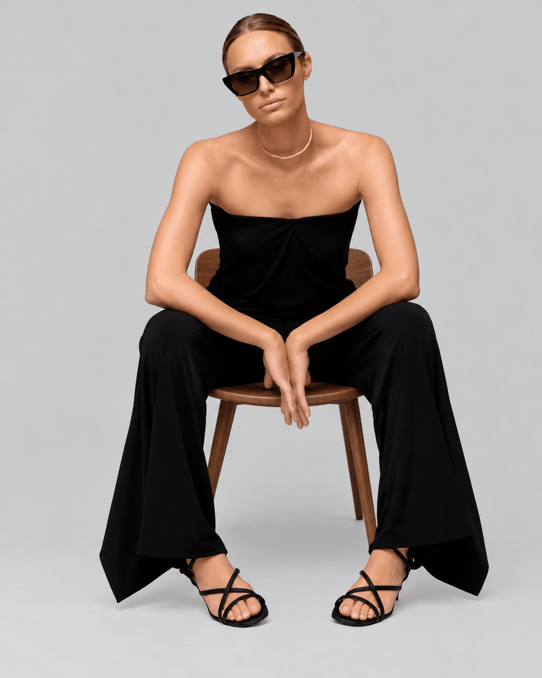 One & Done Strapless Romper - THE KNO