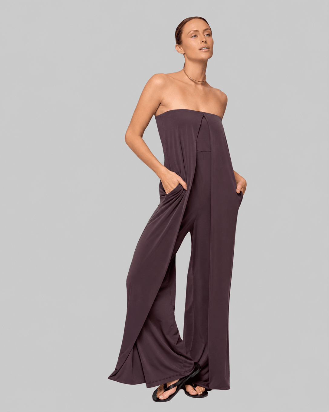 One & Done Strapless Romper - THE KNO