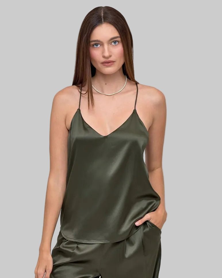 Racerback Silk Tank - THE KNO