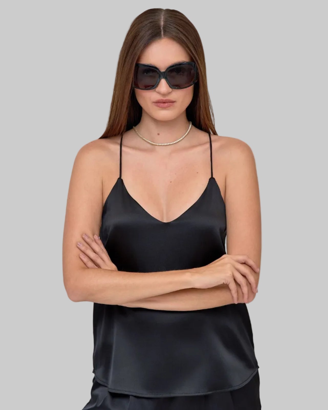 Racerback Silk Tank - THE KNO