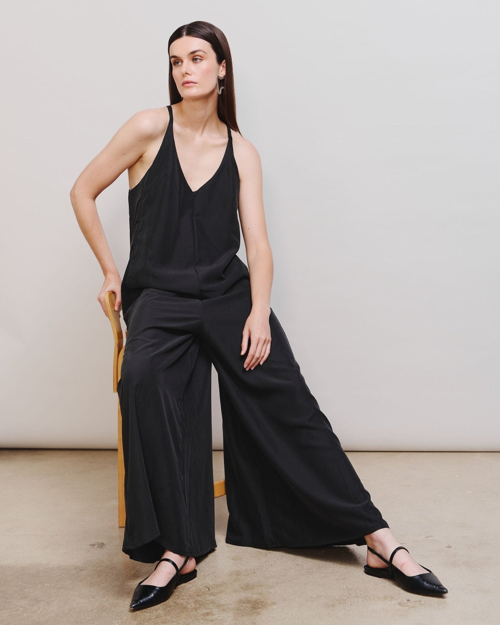 Racerback Wide Leg Romper - THE KNO