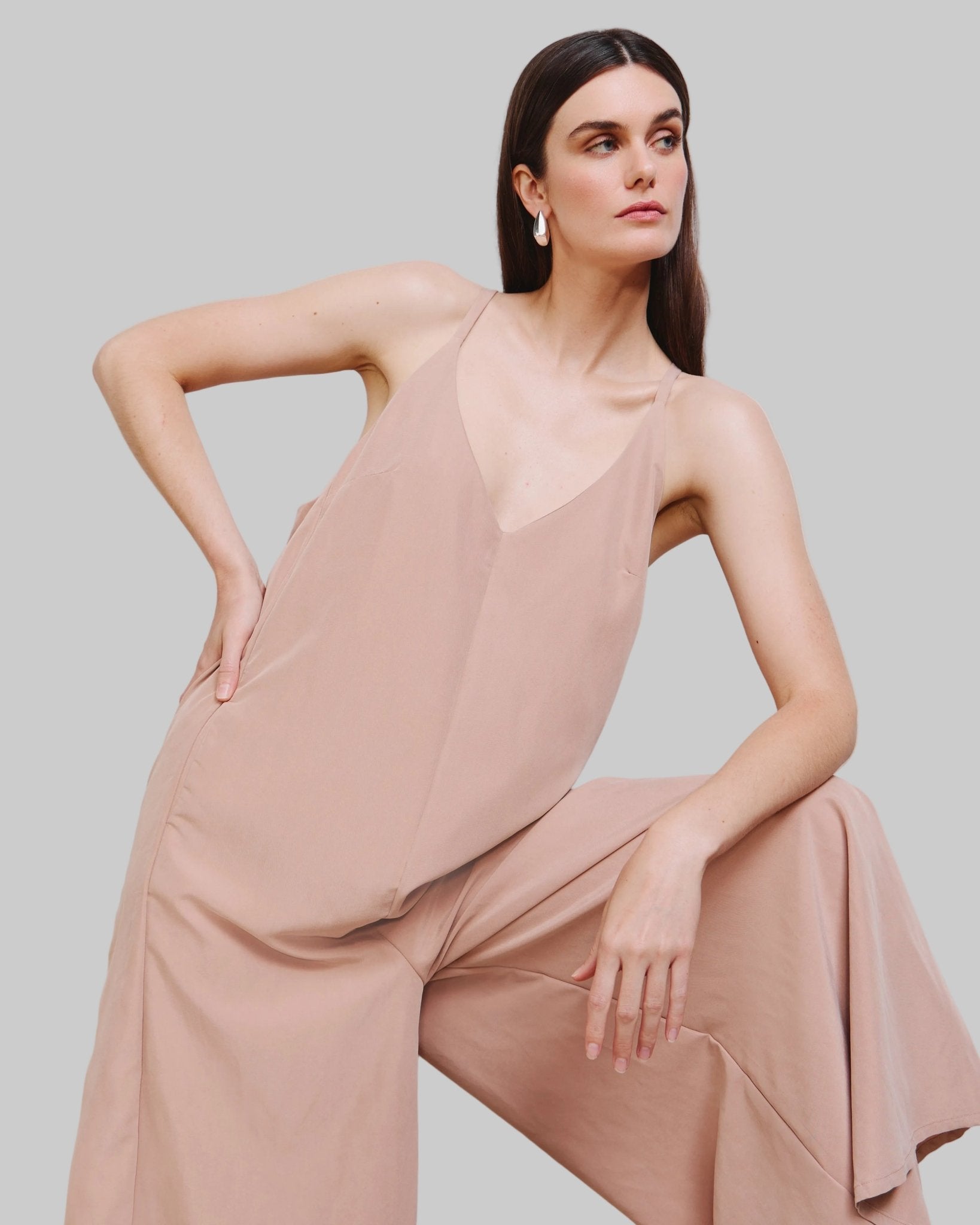 Racerback Wide Leg Romper - THE KNO