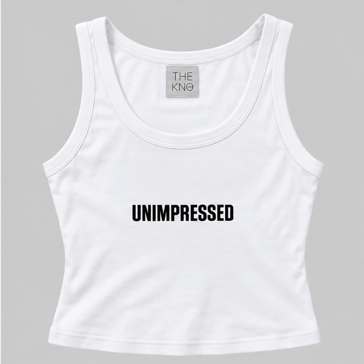 Statement Tank: Unimpressed - THE KNO