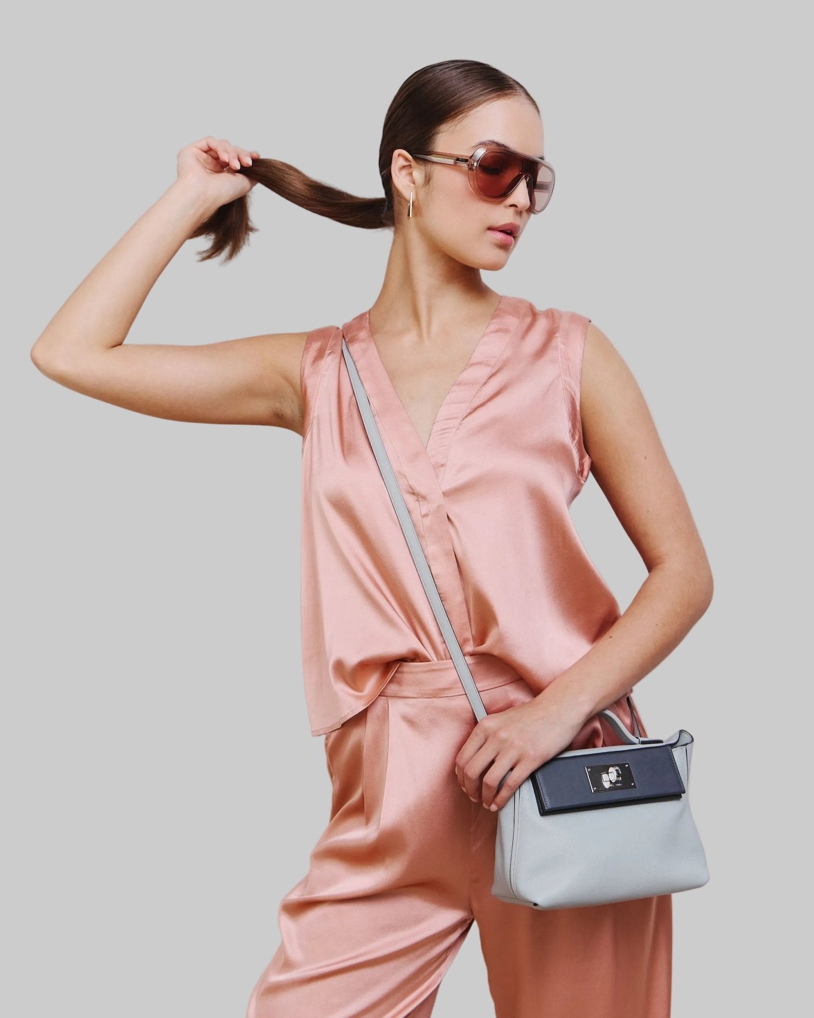 Stretch Silk Tank - THE KNO