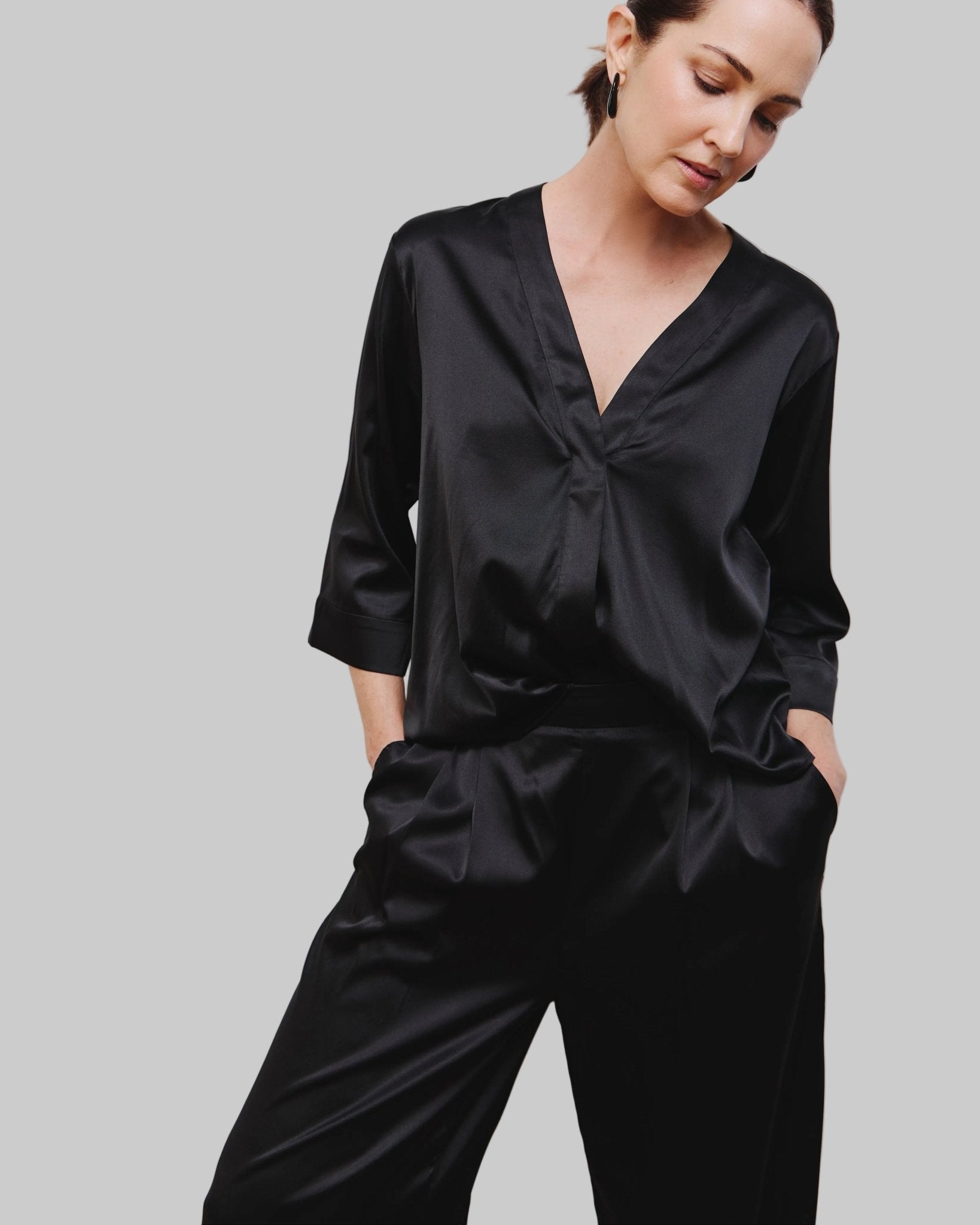 Stretch Silk Yacht Pant - THE KNO